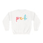 Pre-K Colorful Cursive Teacher Crewneck Sweatshirt