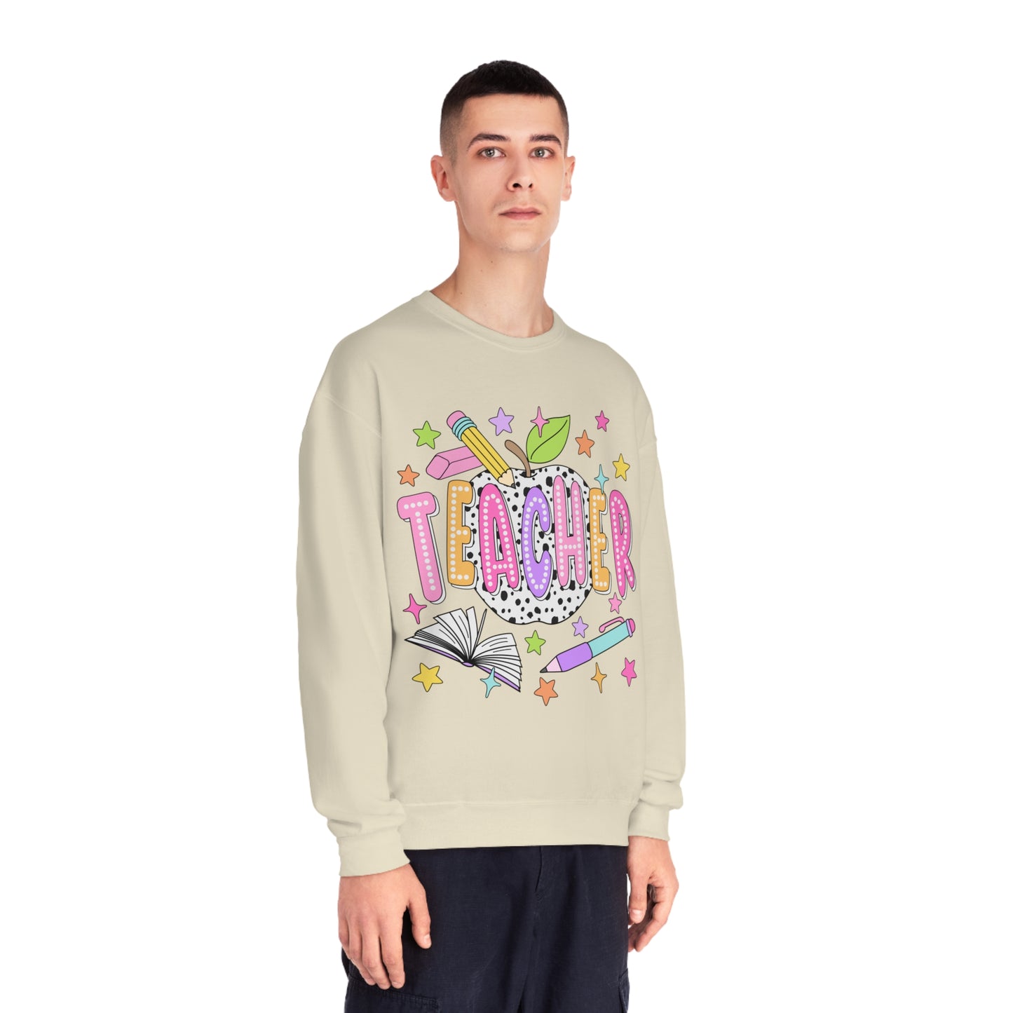 Teacher Dalmatian Crewneck Sweatshirt