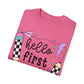 Hello 1st Grade Teacher Tee