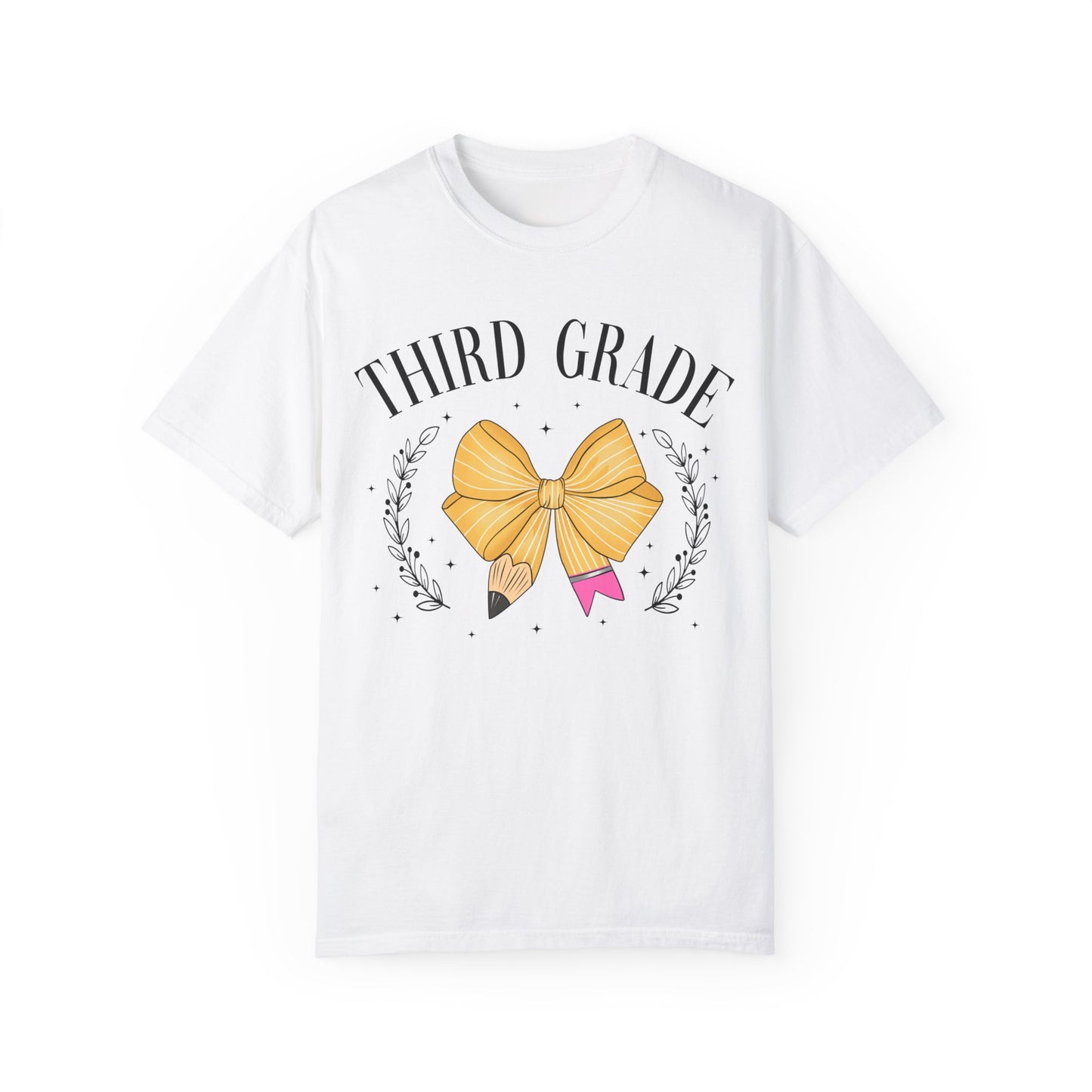 3rd Grade Bow Teacher Tee