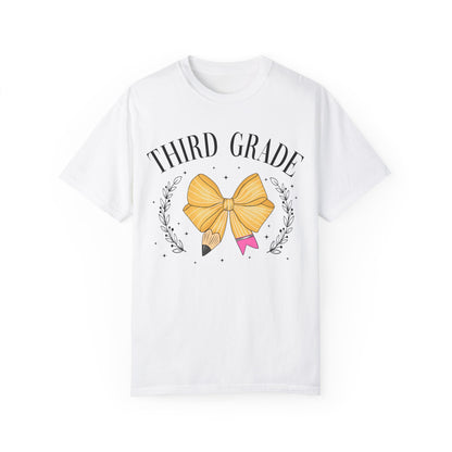 3rd Grade Bow Teacher Tee