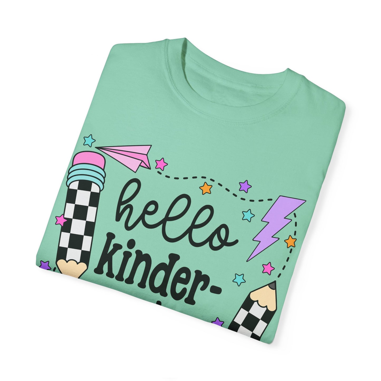 Hello Kindergarten Teacher Tee
