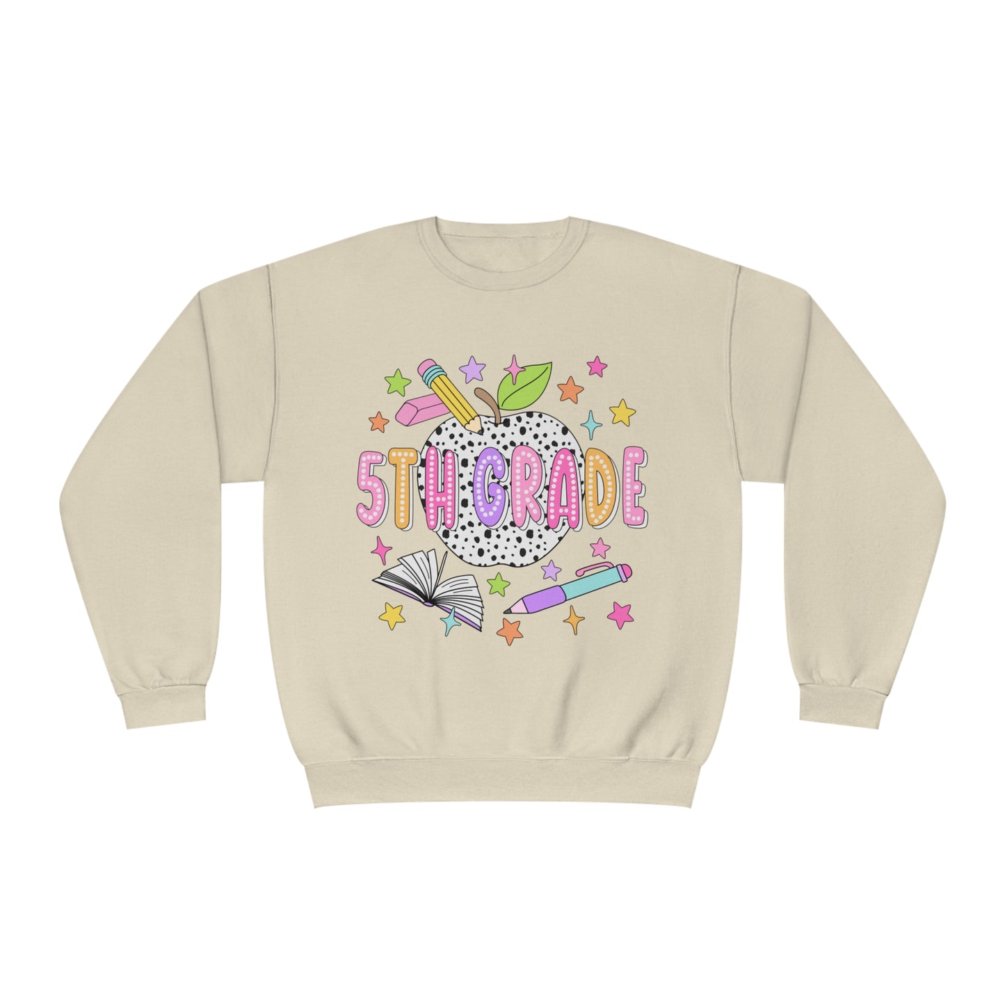 5th Grade Dalmatian Crewneck Sweatshirt