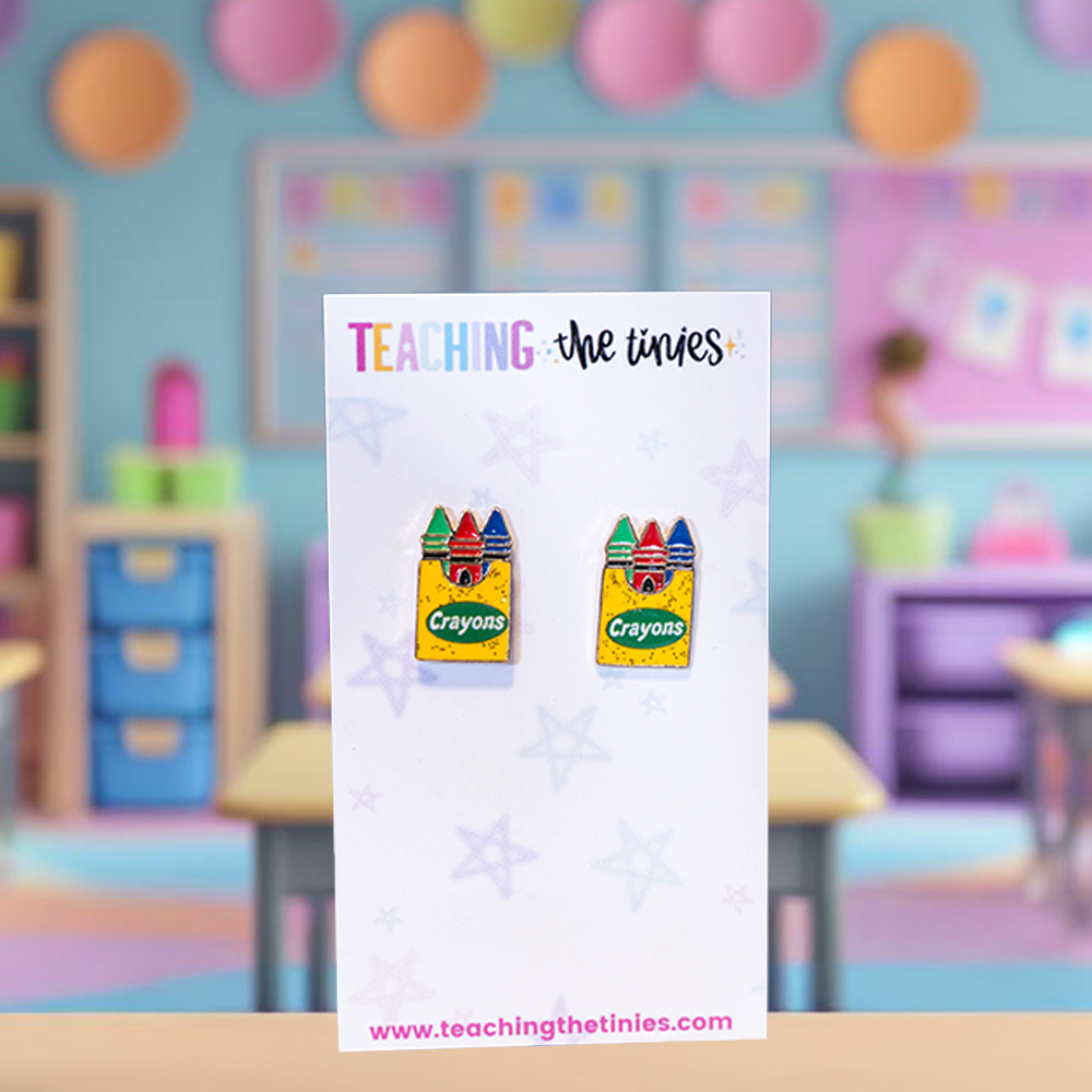 Crayon Box Earrings