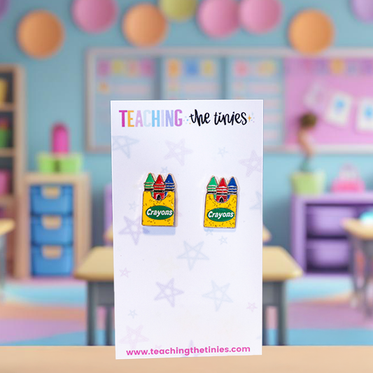 Crayon Box Earrings