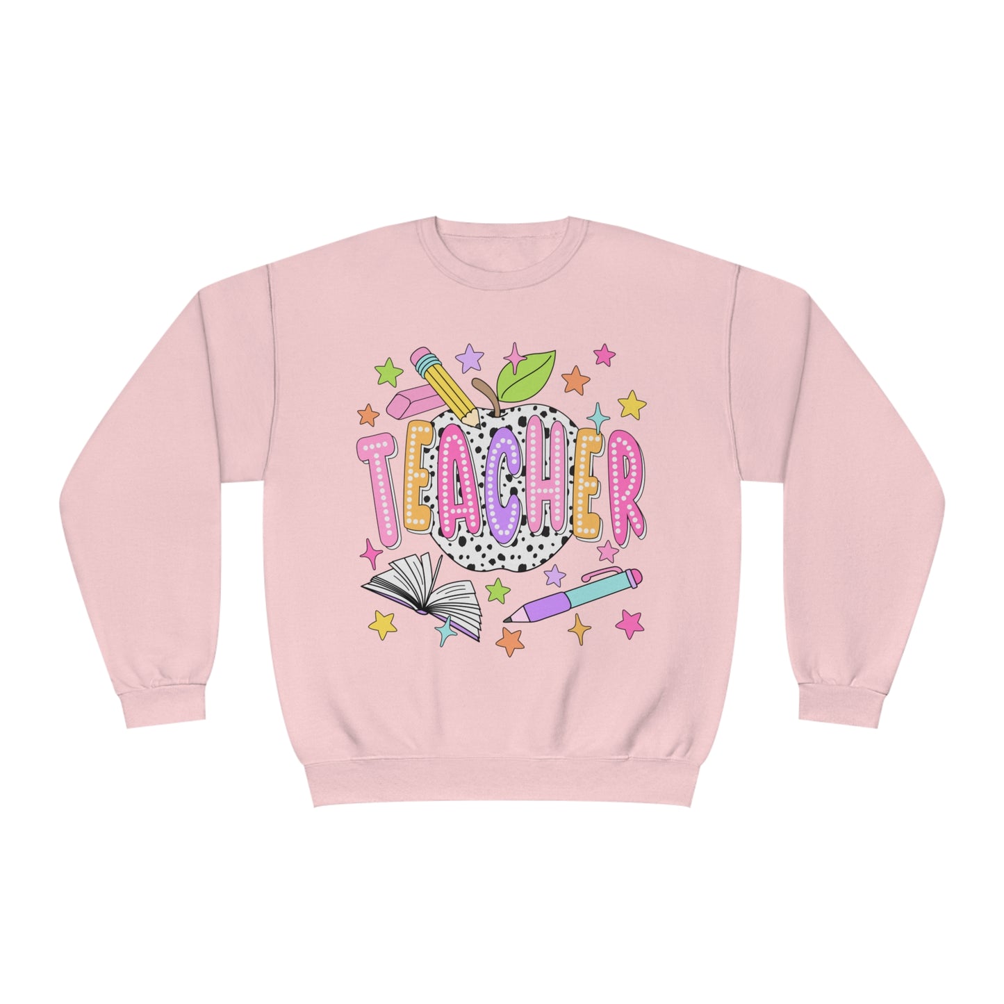 Teacher Dalmatian Crewneck Sweatshirt