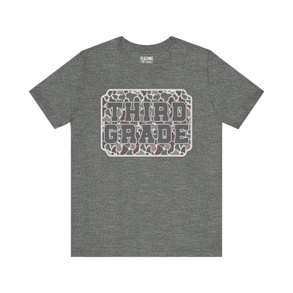 Camo Cutie: Third Grade Tee
