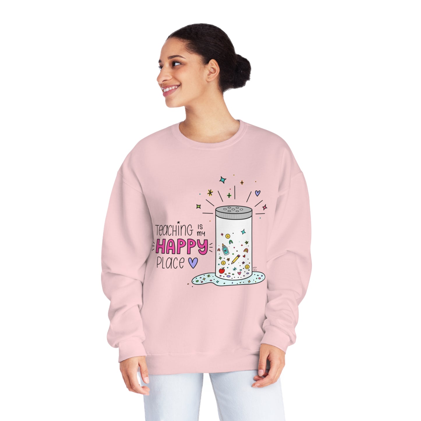 Teaching Is My Happy Place Sweatshirt