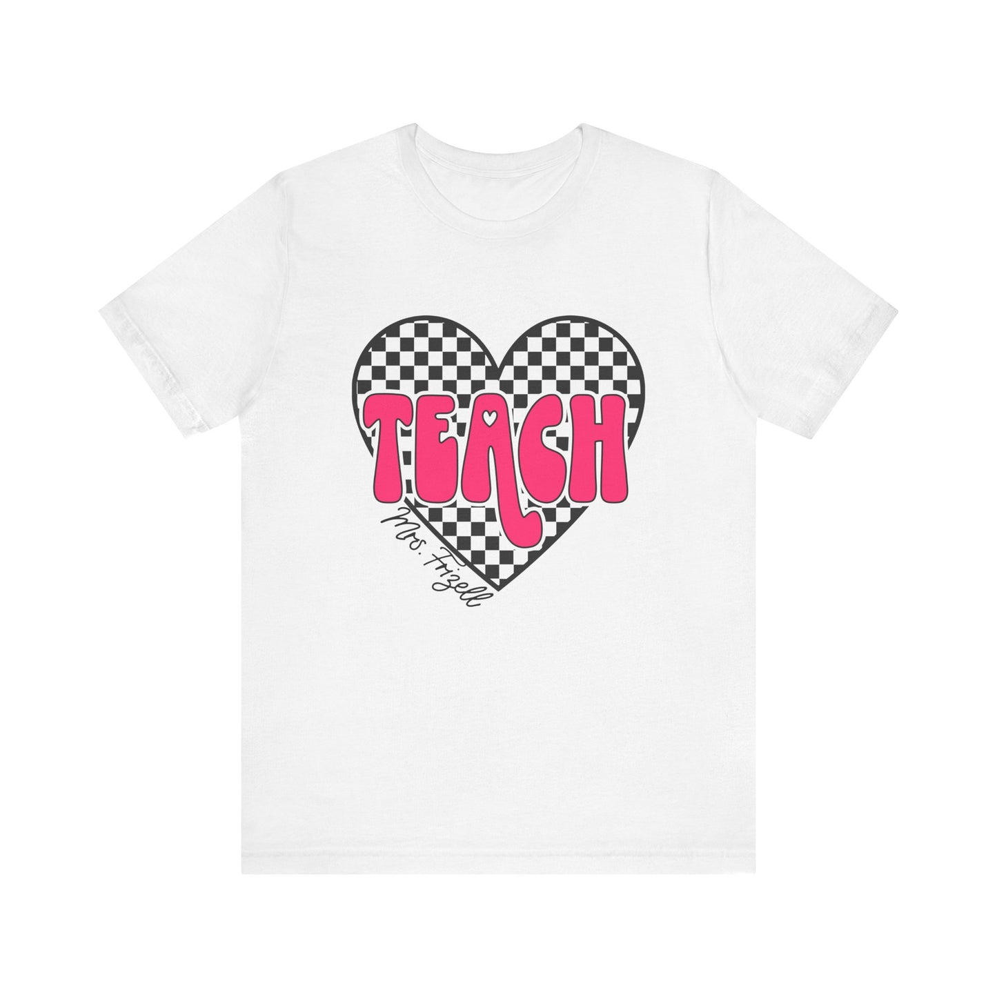 PERSONALIZED Teacher Heart Tee