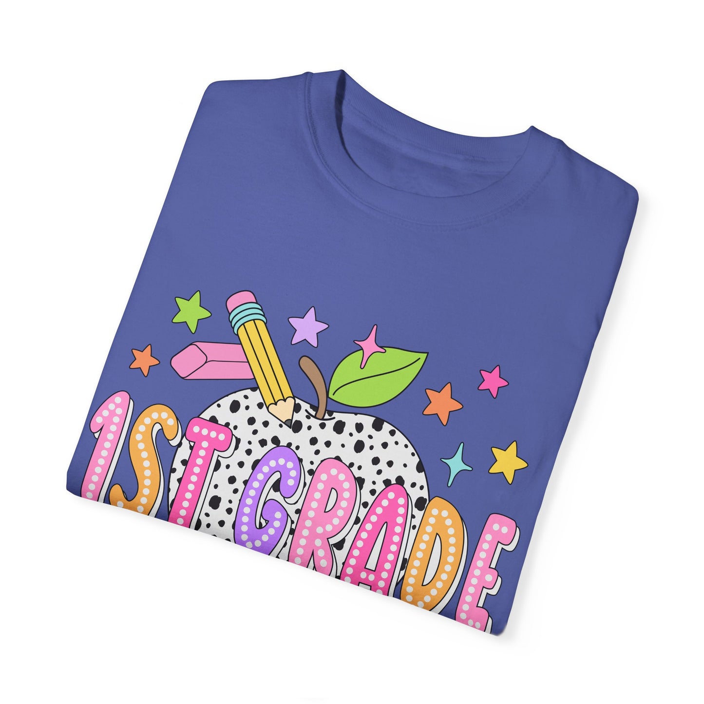 1st Grade Dalmatian Dot Teacher Tee