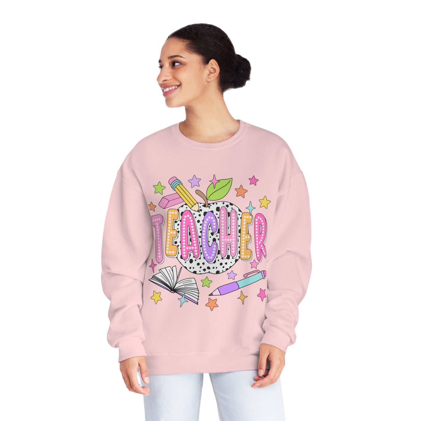 Teacher Dalmatian Crewneck Sweatshirt