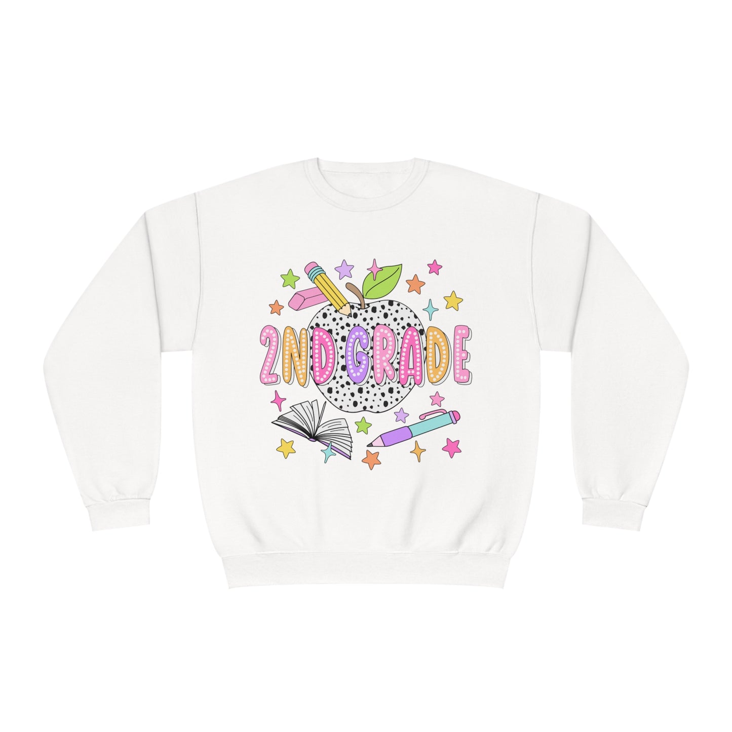 2nd Grade Dalmatian Crewneck Sweatshirt