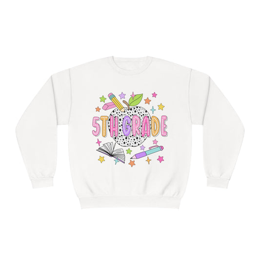 5th Grade Dalmatian Crewneck Sweatshirt