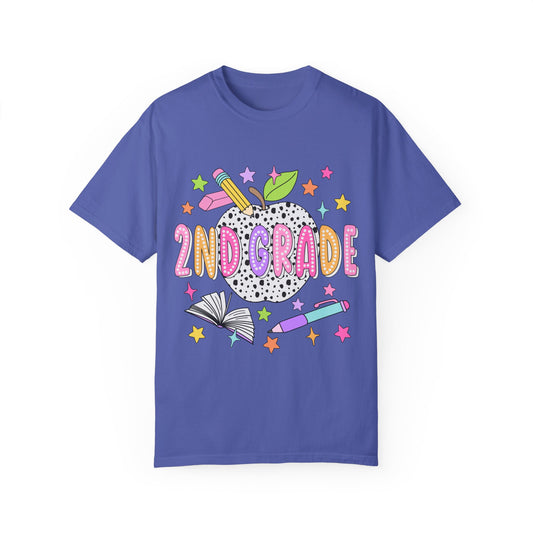 2nd Grade Dalmatian Dot Teacher Tee