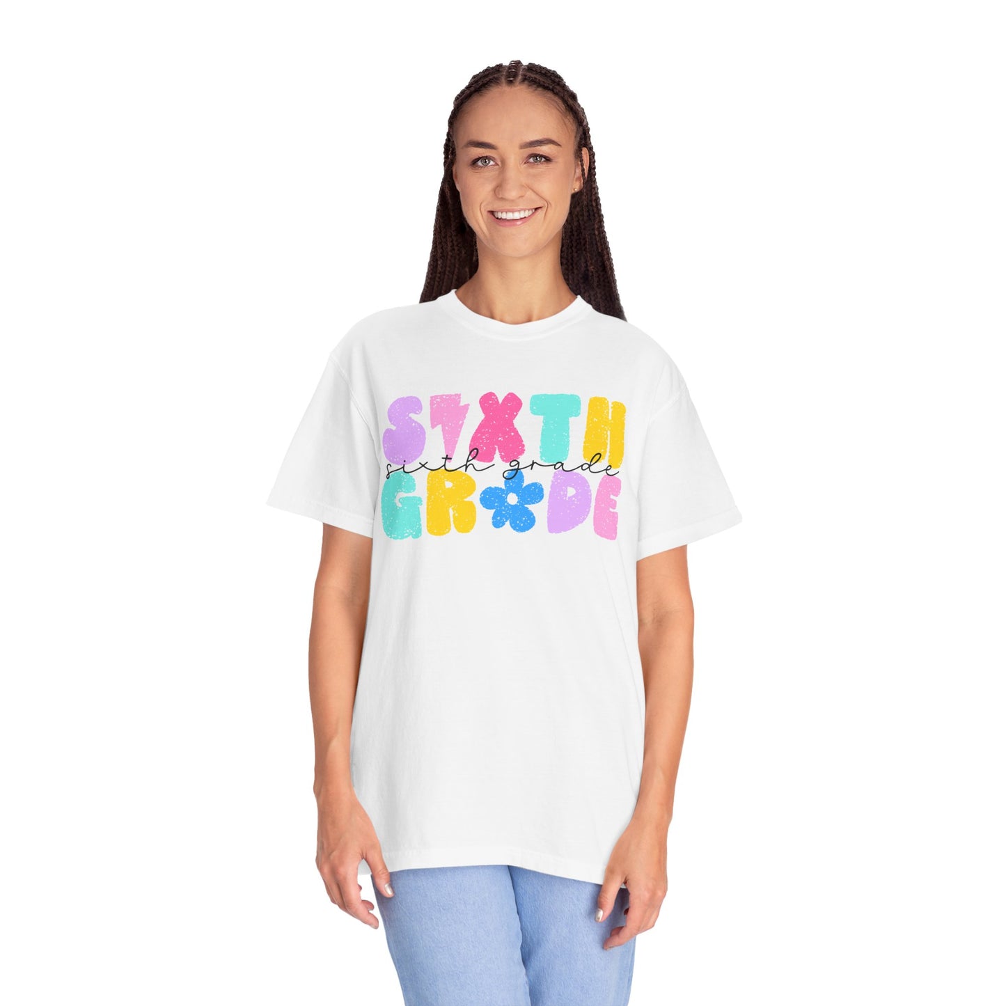 6th Grade Flower Power Tee