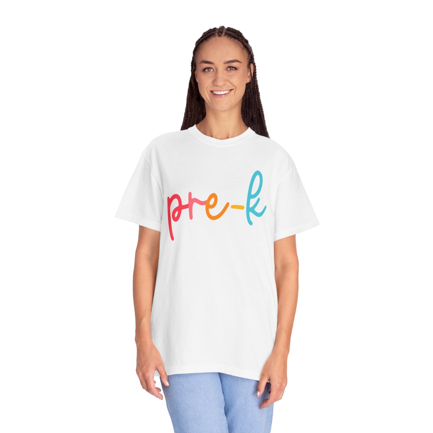 Pre-K Colorful Cursive Tee