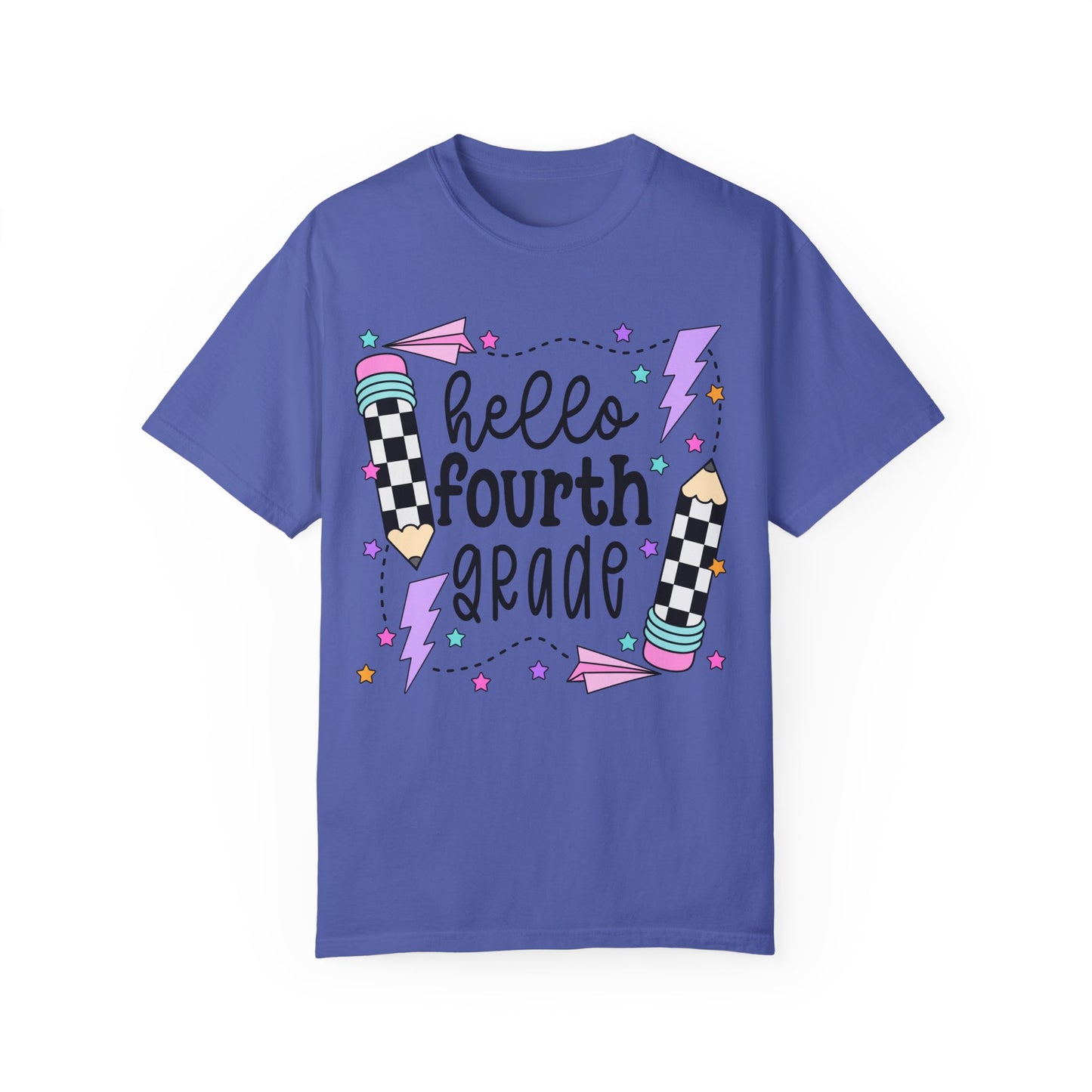 Hello 4th Grade Teacher Tee