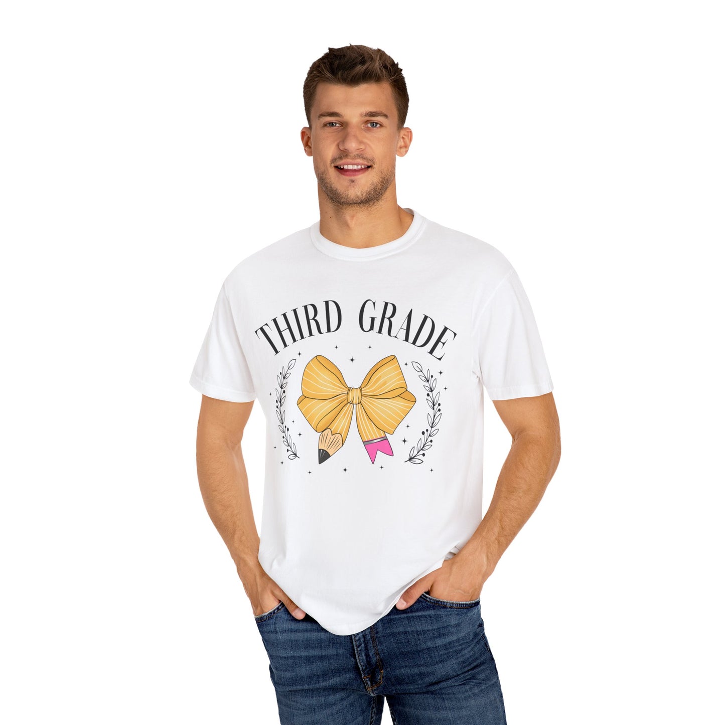 3rd Grade Bow Teacher Tee