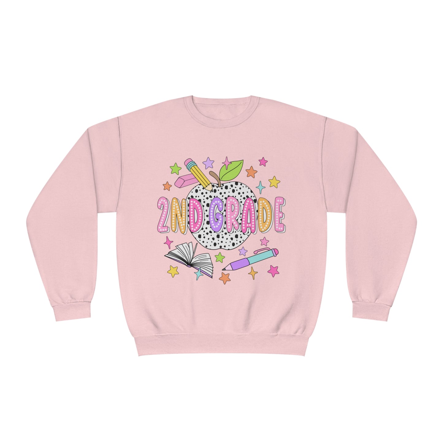 2nd Grade Dalmatian Crewneck Sweatshirt