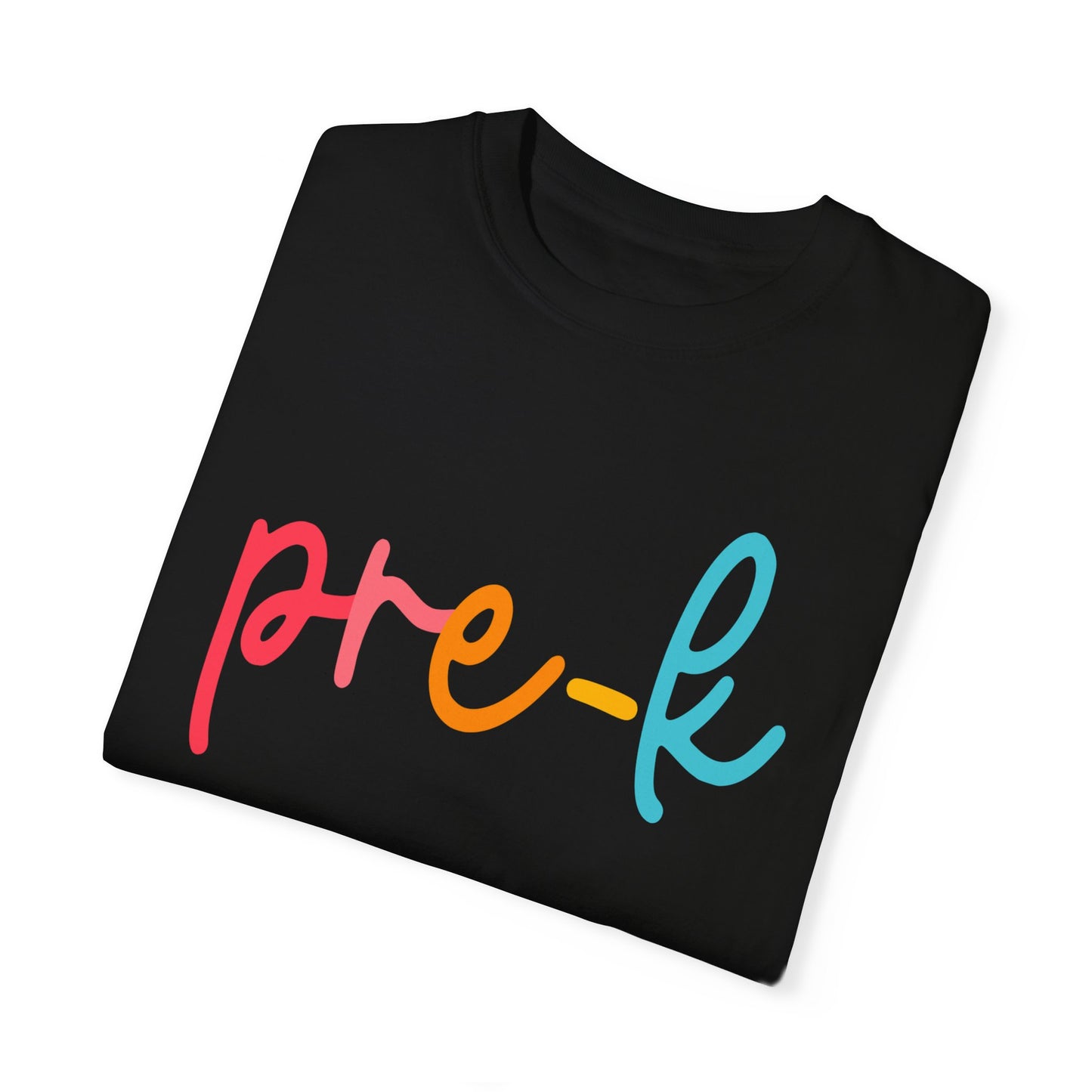 Pre-K Colorful Cursive Tee