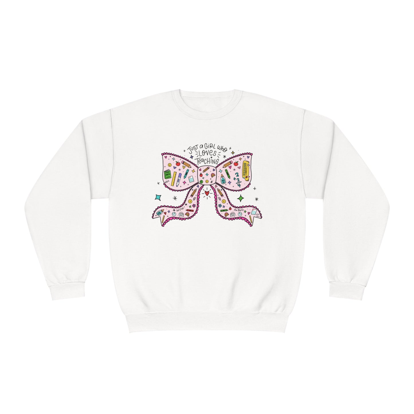 Just A Girl Who Loves Teaching (Pink) Sweatshirt