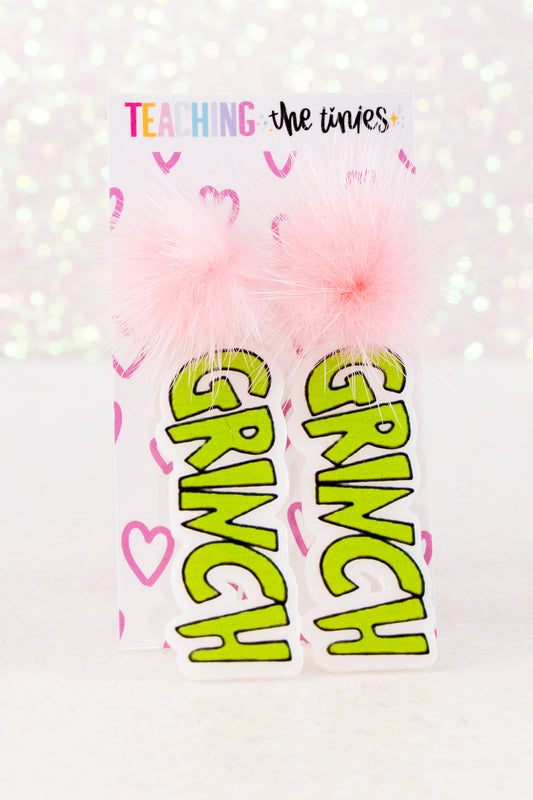 This Girl Loves The Grinch Earrings