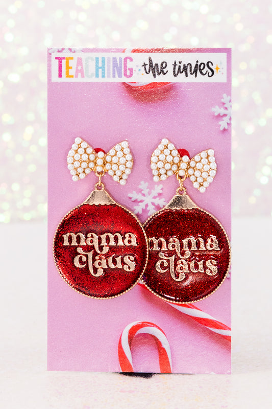 Mama Claus Earrings
