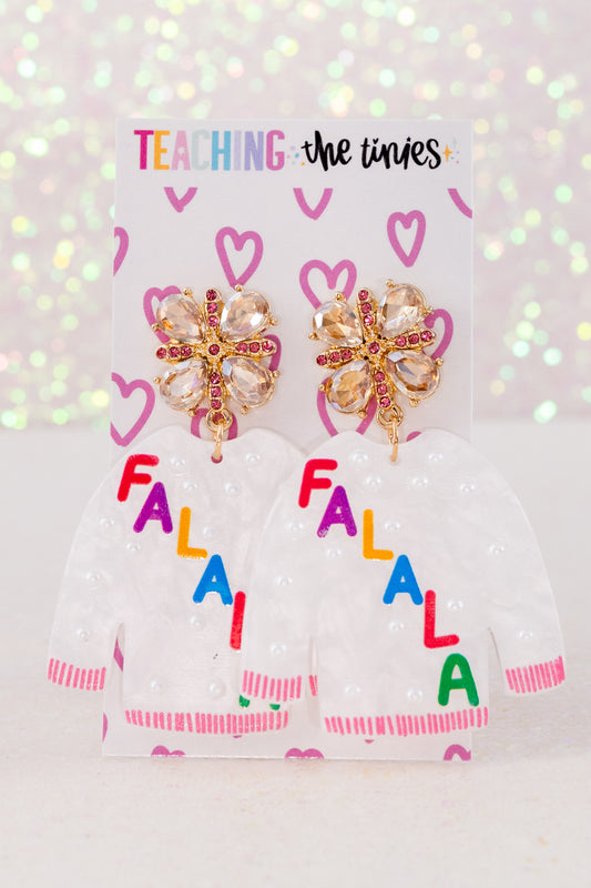 Not So Ugly Sweater Christmas Earrings