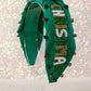 Green Merry Christmas Headband