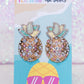 Pastel Pineapple Earrings