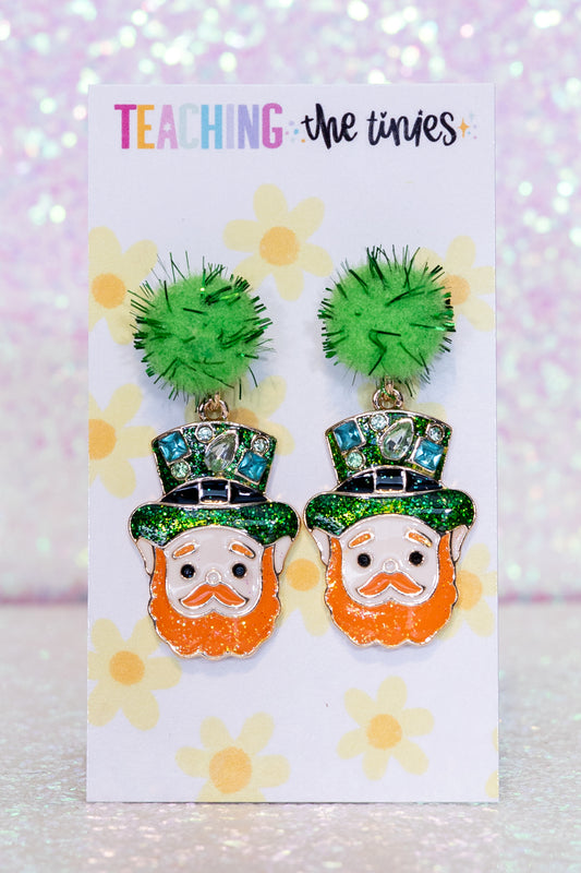 Little Leprechaun Lad Earrings