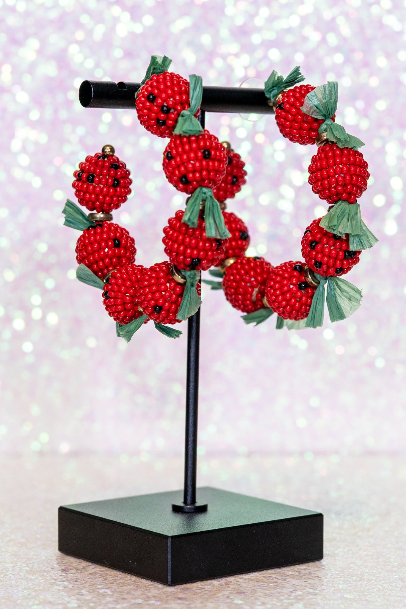 StrawBERRY Excited For Spring Earrings