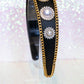 Black & White Beaded Babe Headband