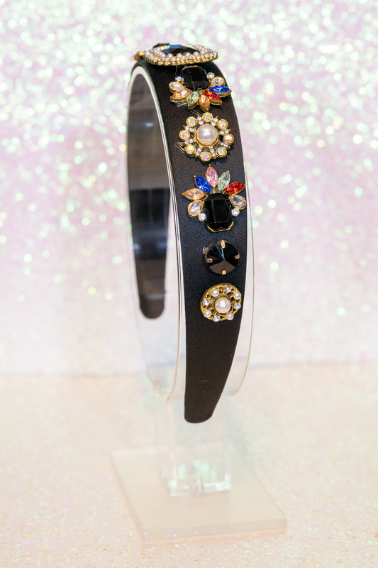 Just The Jewels Headband (In Black)
