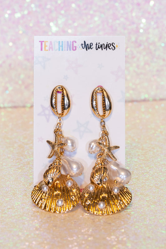 Seashell Sweetheart Earrings