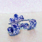 Blue Toile Claw Clip