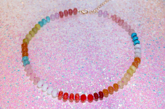 Shades Of Happy Beaded Necklace