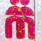 Amazing Arches (In Pink) Earrings