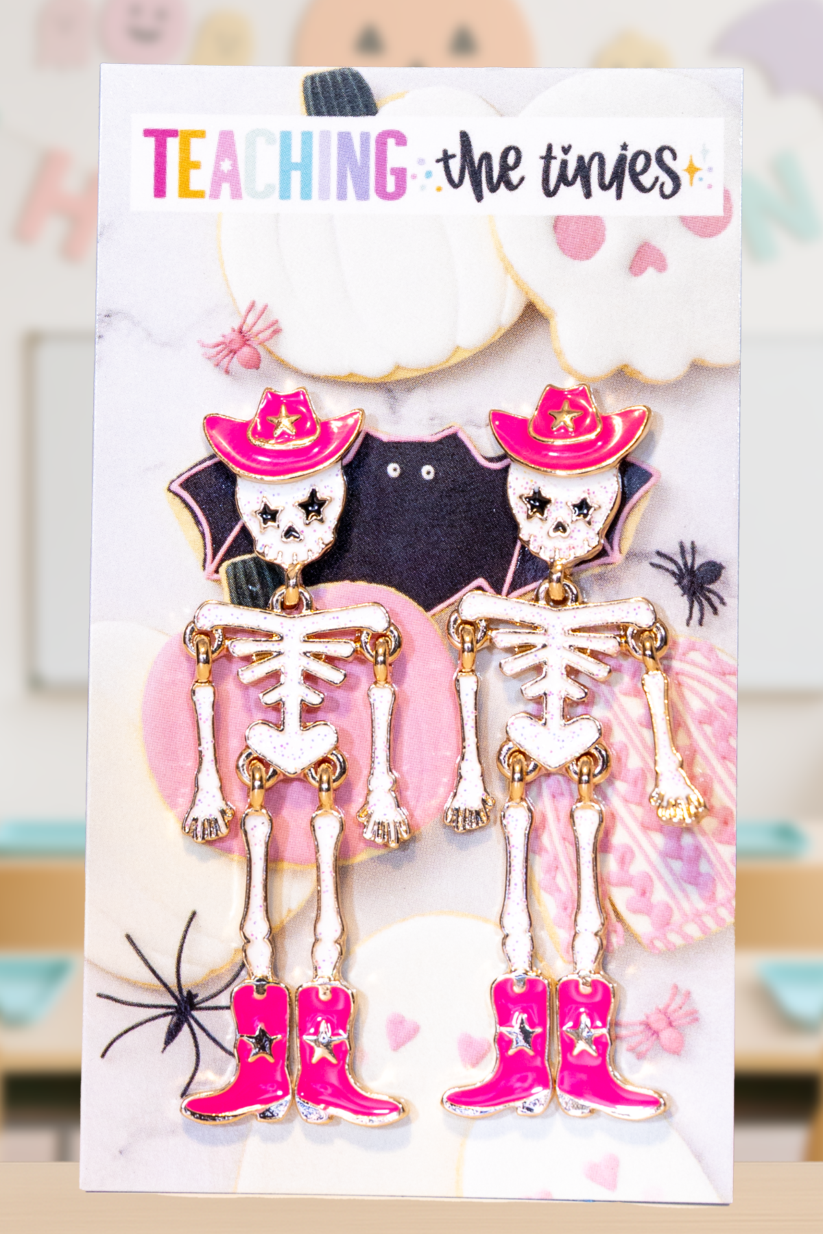 Not So Scary Skeleton Earrings