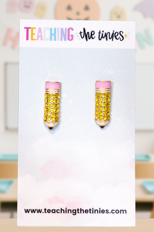 Pencil Me In Earrings