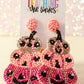 Pretty Pink Pumpkin Pals Earrings