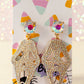 Glamour Ghost Face Earrings