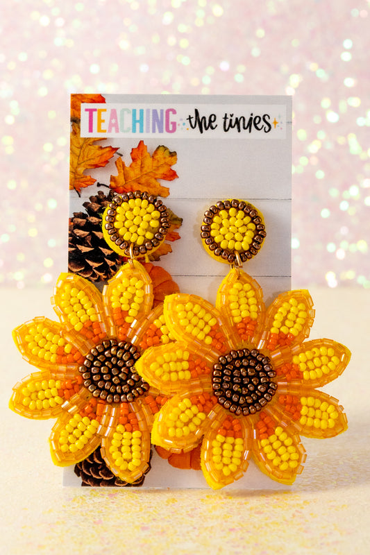 Sunflower Field Earrings