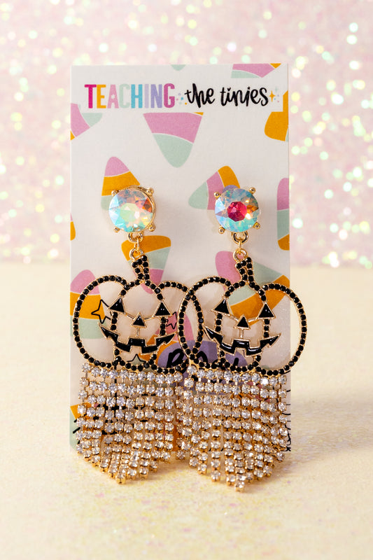 Fancy Pants Pumpkin Earrings