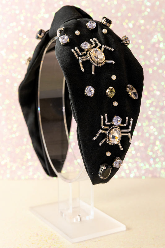 Spooky And Sparkly Spider Headband