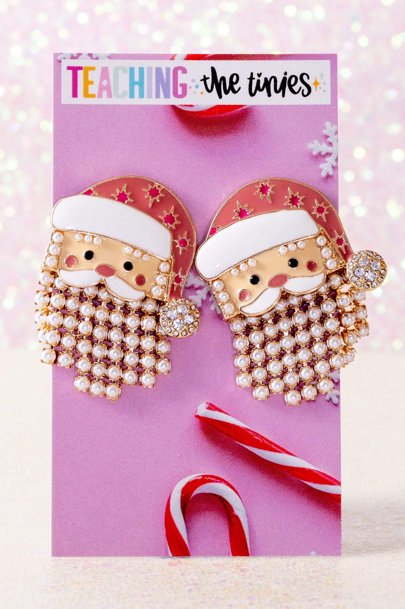 Holly Jolly Santa Earrings