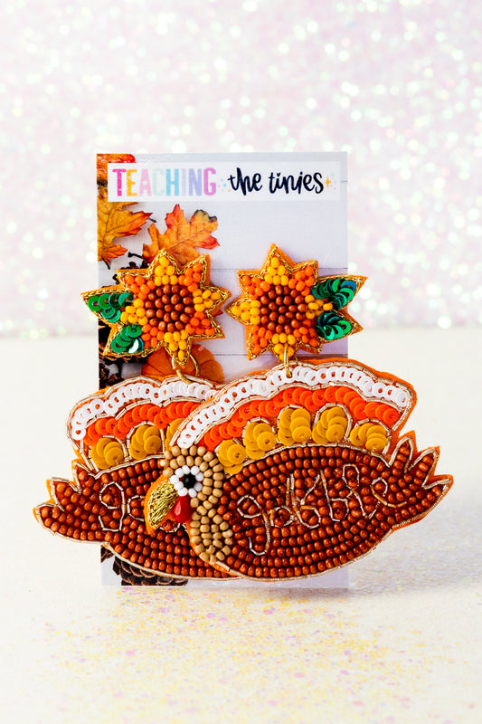 Turkey Time Earrings