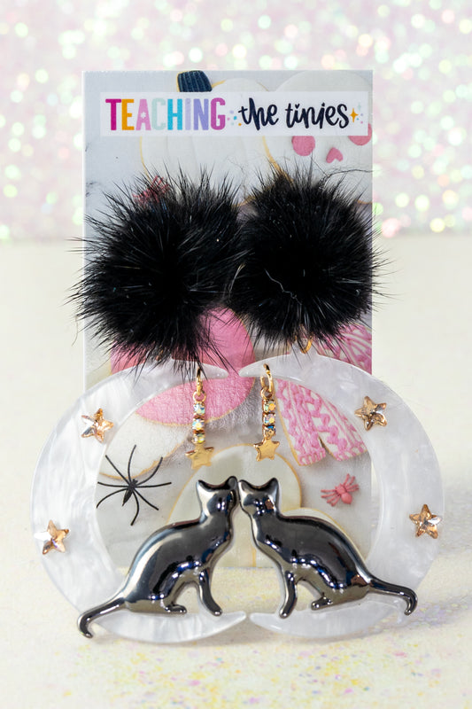 Over The Moon Earrings