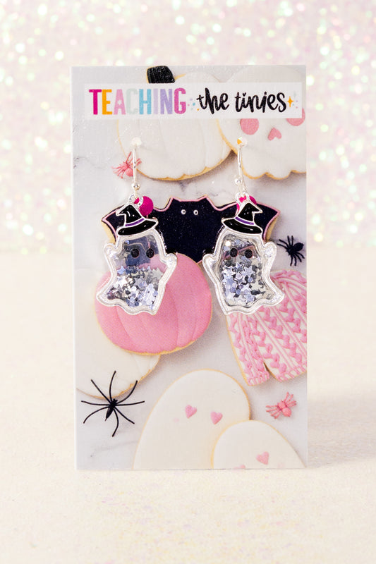 Ghost Meets Glitter Earrings