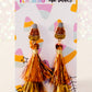 Candy Corn Confetti Earrings